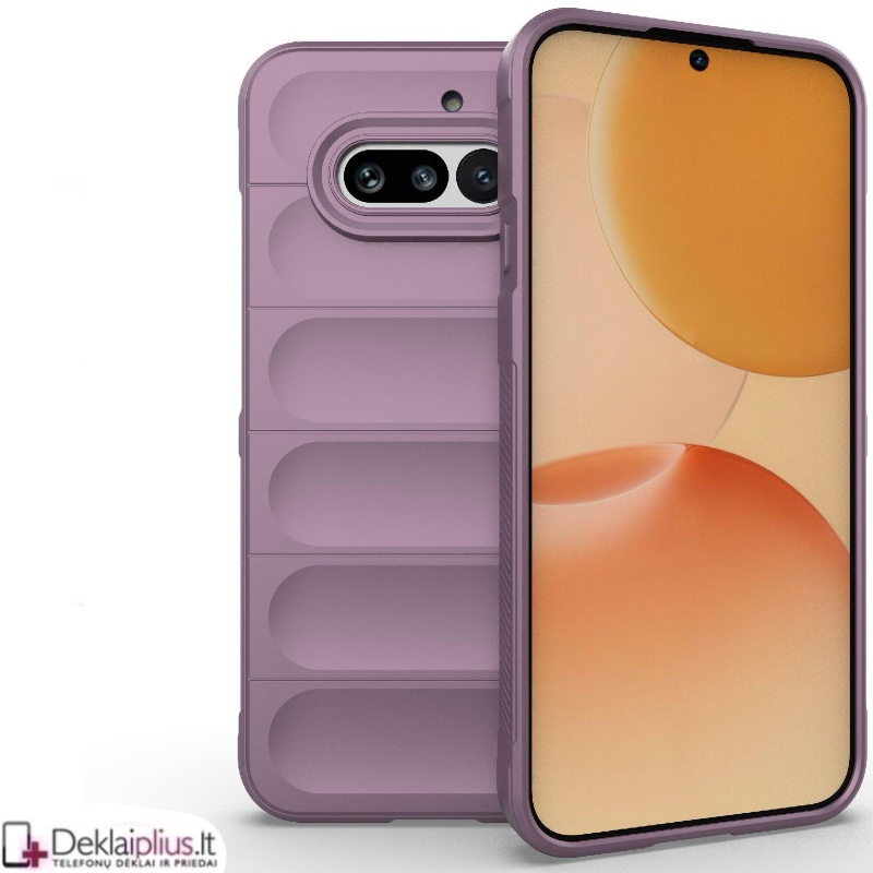 Magic Shield guminis dėklas - violetinis (Nothing Phone 4A) Magic Shield guminis dėklas - violetinis (Nothing Phone 4A)